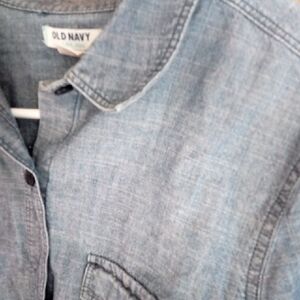 Old Navy Blue Button Down Shirt